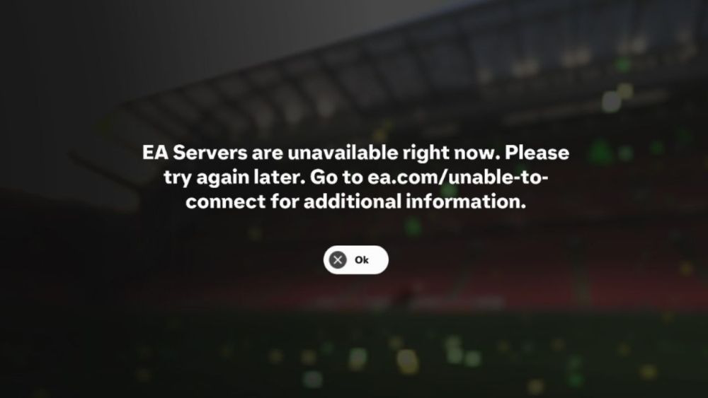 The unable to connect server error in FC 25.