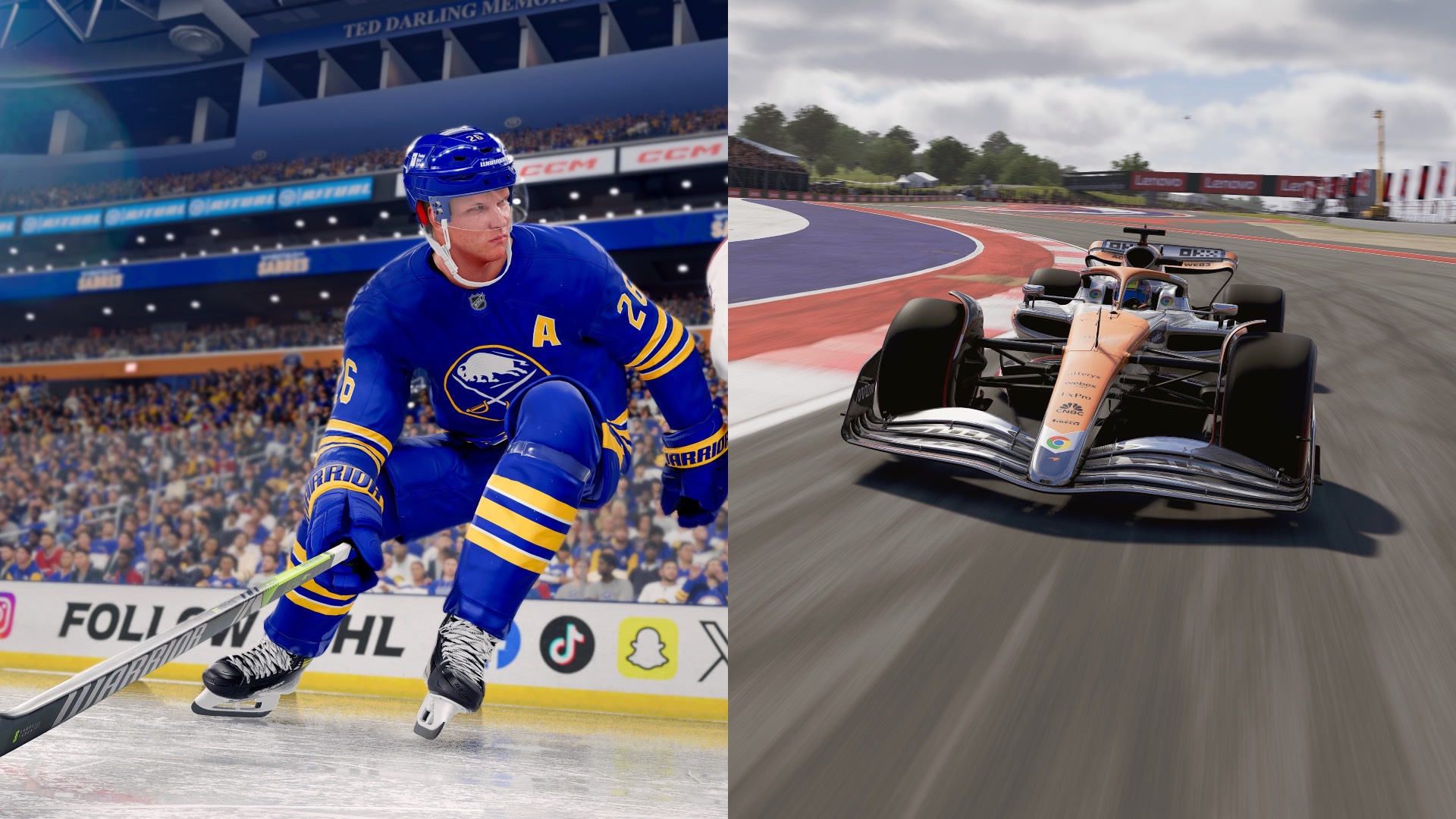 f124 and nhl 25